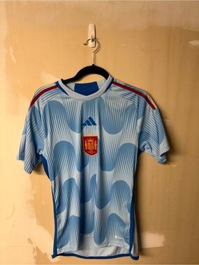 Spain 2022/23 Away Adidas Soccer Jersey Medium BNWT